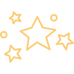 Obraz premium sparkle star shiny decoration clipart