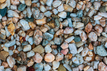 Small stones gravel texture background