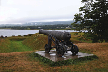 Detail of the Fort Anne National Historic Site, Canada