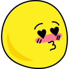 kissing face emoji