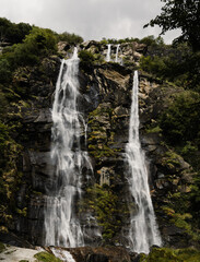 Fototapeta na wymiar Acquafraggia Waterfalls