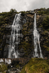Fototapeta na wymiar Acquafraggia Waterfalls