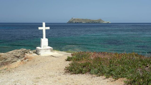 The picturesque village of Tollare on a summer morning, near Ersa, in Cap Corse, Corsica, France.