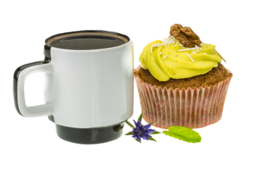 Cupcake and coffee