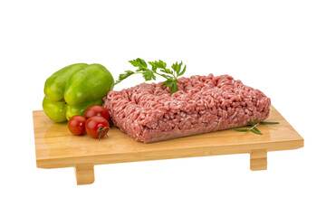 Stuffed raw meat