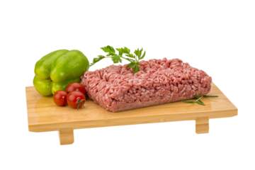 Stuffed raw meat