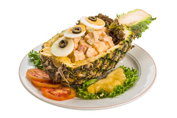 Pineapple and chiken salad
