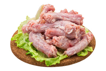Raw chicken neck