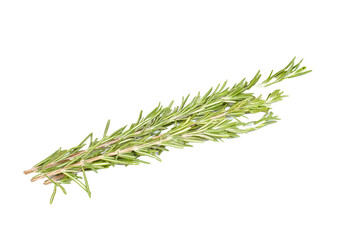 rosemary herb isolated on white