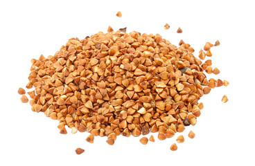 Buckwheat isolated on white