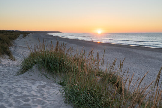 Thorup Beach at Sunset, Denmark