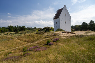 Sand-Covered Church (Buried Church) at Skagen, Denmark - 533202347