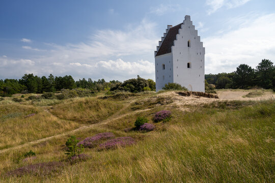 Sand-Covered Church (Buried Church) at Skagen, Denmark