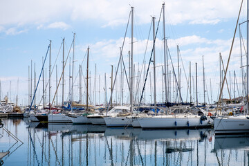 Fototapeta na wymiar Port of Antibes, France