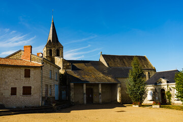 Fototapeta na wymiar Serigny small village, western France.