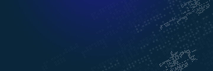 Technology blue background