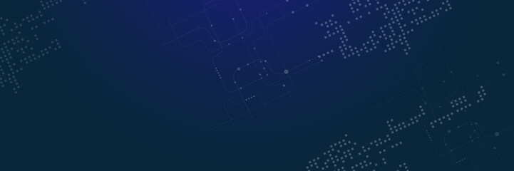 Technology blue background