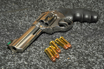 Revolver caliber 357magnum and ammo. 