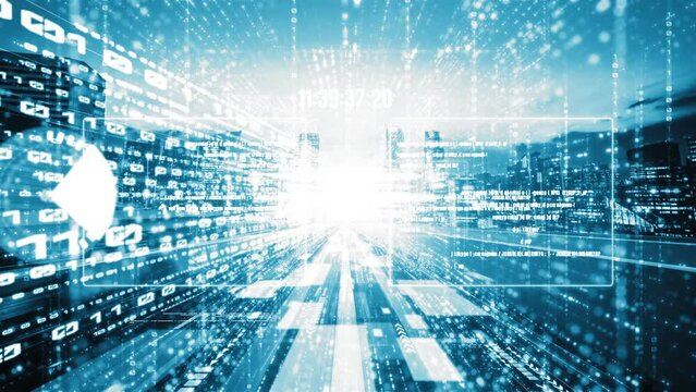 Software development, application programming code and tacit computer coding . Concept of smart digital transformation and technology disruption that changes global trends in new information era .