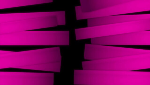 Parallel colored stripes on black background. Motion. Horizontal stripes are crookedly parallel to each other. Simple background of stripes and black background