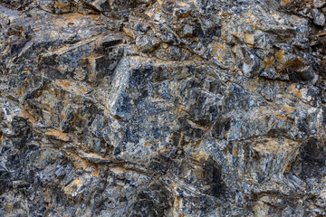 Outcrop of ophiolite rocks
