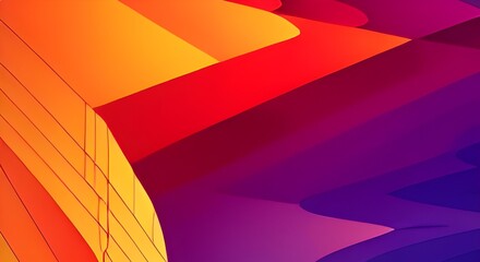 Fototapeta premium Abstract geometric pattern design in retro style. illustration.