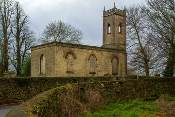 Fototapeta na wymiar Old protestant church in Burnchurch