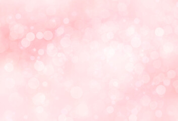 Fototapeta na wymiar Pink soft bokeh background. Valentine's day texture.