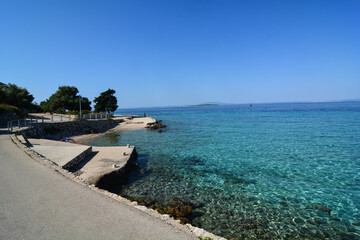 Obraz premium spiaggia di pag zona di lun in croazia