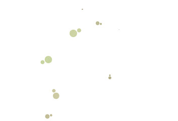Light Green, Yellow vector pattern with spheres.