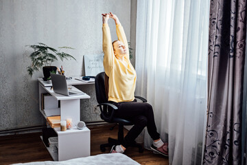 Workout at work. Office Exercises at desk, Desk Friendly Workplace Exercises To Keep Healthy at...