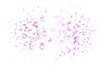 Light Pink vector doodle pattern with branches.