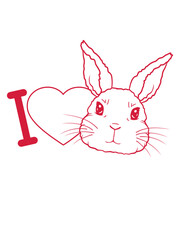 Logo I love bunnys 