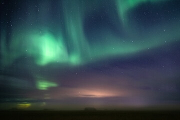 Northern Lights In Iceland (Aurora Borealis)