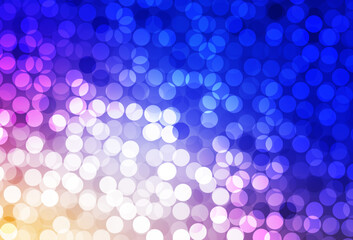 Light Pink, Blue vector layout with circle shapes.