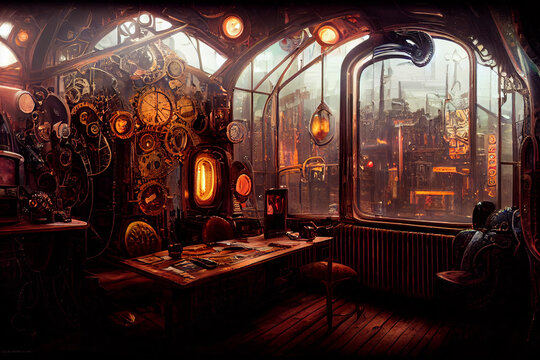 Steampunk Room Images – Browse 2,924 Stock Photos, Vectors, and Video |  Adobe Stock