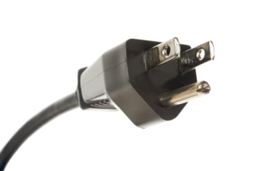 Transparent PNG of Electric Power Cable Plug.