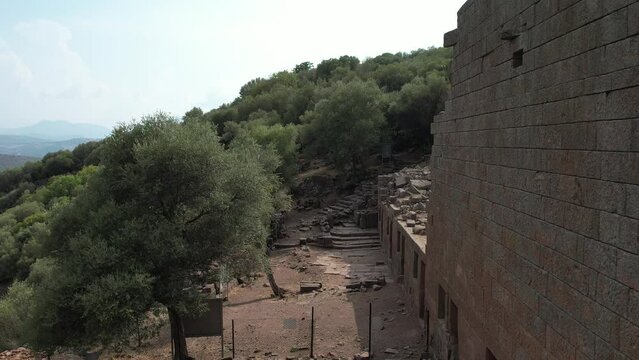 Aigai Ancient City ruins, the city is one of the 12 Aiol cities in Western Anatolia.