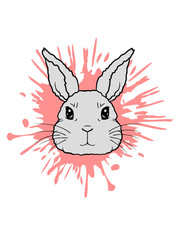 Farbklecks Tropfen Hase Spritzer 