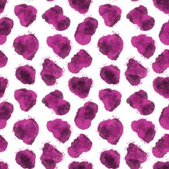 Abstract watercolor paint spots seamless drops pattern for wrapping and clothes print and kids accessories and fabrics