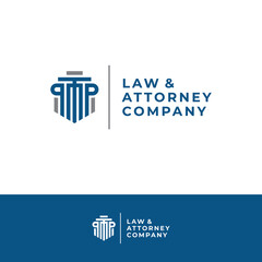 Law And Attorney Shield Logo Design