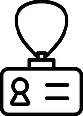 ビジネスアイコン ネームプレート