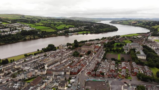 Derry City Aerial View