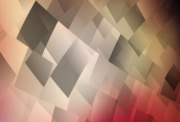 Light Pink, Yellow vector backdrop with rhombus.