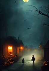 Halloween - AI Digital - Illustration