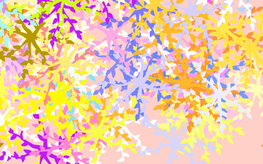 Light Multicolor vector texture with abstract forms.