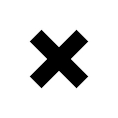 Obraz premium Close icon vector for web and mobile app. Delete sign and symbol. cross sign