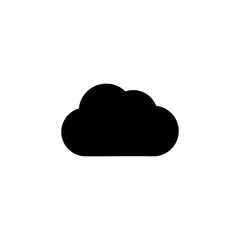 Cloud icon vector for web and mobile app. cloud sign and symbol
