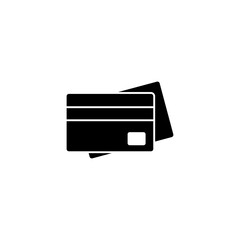 Credit card icon vector for web and mobile app. Credit card payment sign and symbol