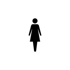 Female icon vector for web and mobile app. woman sign and symbol